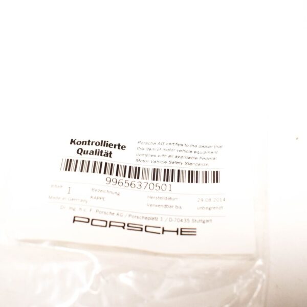 Porsche 996 997 Carrera Hardtop Lug Cover Cap 99656370501 NEW - Image 3