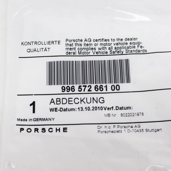 PORSCHE 911 996 Cowl Panel Cover 99657266100 NEW GENUINE - Image 6