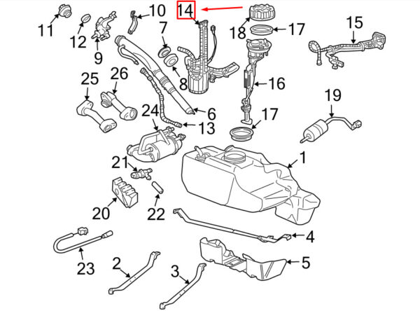 Porsche 911 996 fuel pump in tank 99662010300 NEW REAL - Image 2