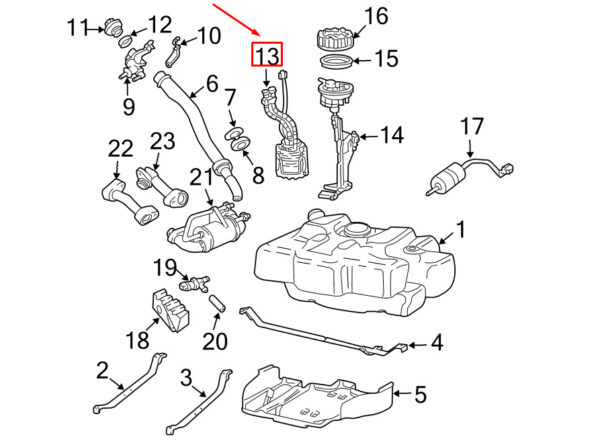 PORSCHE BOXSTER 986 Kraftstoffpumpenbaugruppe 99662013200 NEUES ECHTES - Image 5