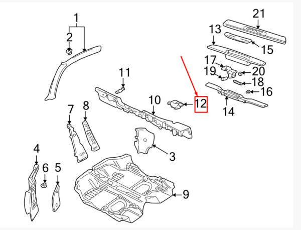 Porsche Boxster 986 throttle control 99662411501 NEW ORIGINAL - Image 2