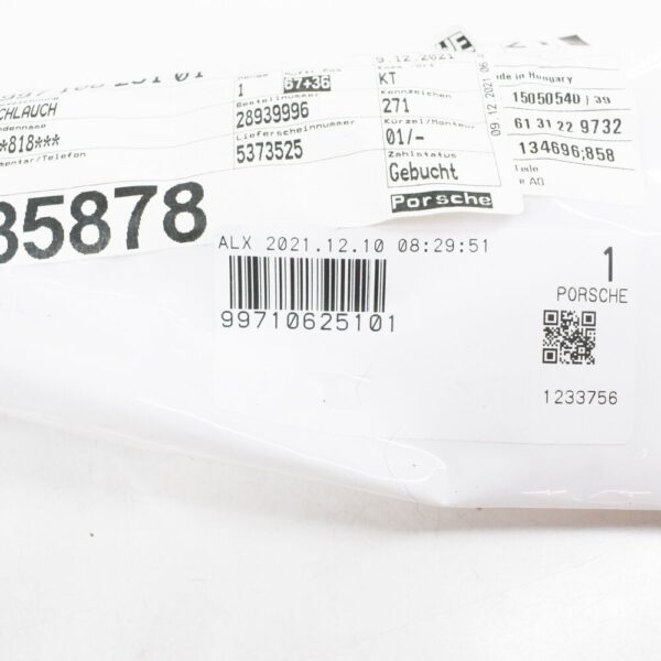 Porsche 911 997 Vent Hose of the Balancing Container 99710625101 ORIGINAL - Image 6