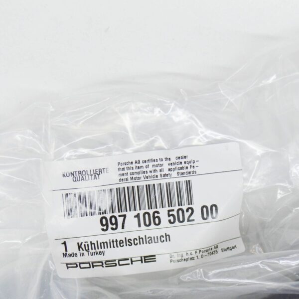 Porsche 911 997 engine coolant supply hose 99710650200 new - Image 6