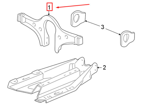 Porsche 911 997 Transmission Mount 99737503900 NEW GENUINE - Image 6