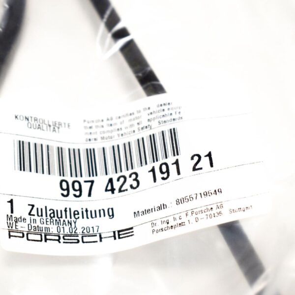 Porsche 911 997 Clutch Operator Supply Line 99742319121 NEW REAL - Image 3