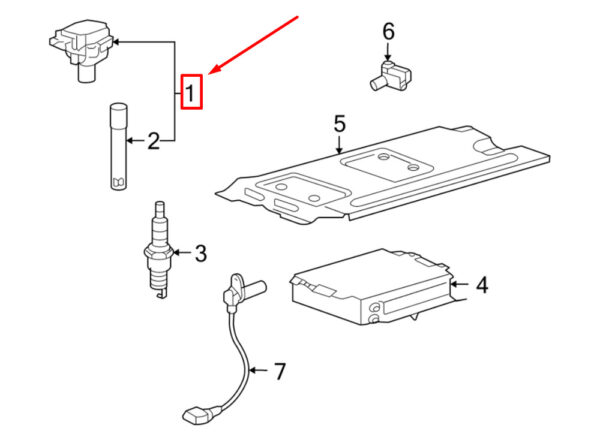 Porsche 911 996 Direct Ignition Coil 99760210403 NEW GENUINE - Image 5