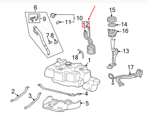 Porsche Carrera 911 997 fuel pump 99762013502 new original - Image 5