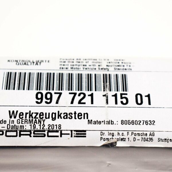 Porsche 911 991 Multi-Purpose Tool Set 99772111501 NEW GENUINE - Image 6