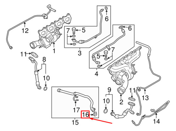 Porsche Cayenne 92a Hose Spring Clamp 99951248900 NEW ORIGINAL - Image 3