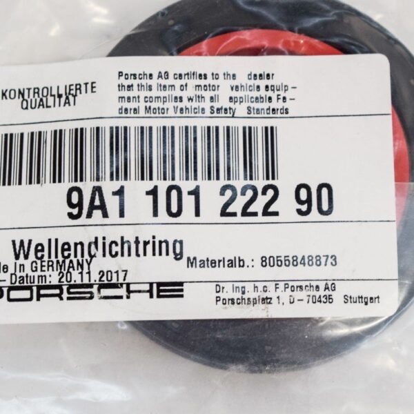 Porsche 911 991 4.0i GT3 RS engine crankshaft sealing ring 9A110122290 new original - Image 6