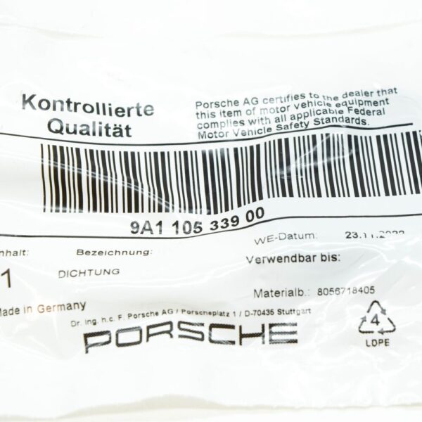 Porsche 911 991 Cramkcase Cover Enclosure Gasket 9A110533900 NEW REAL - Image 6