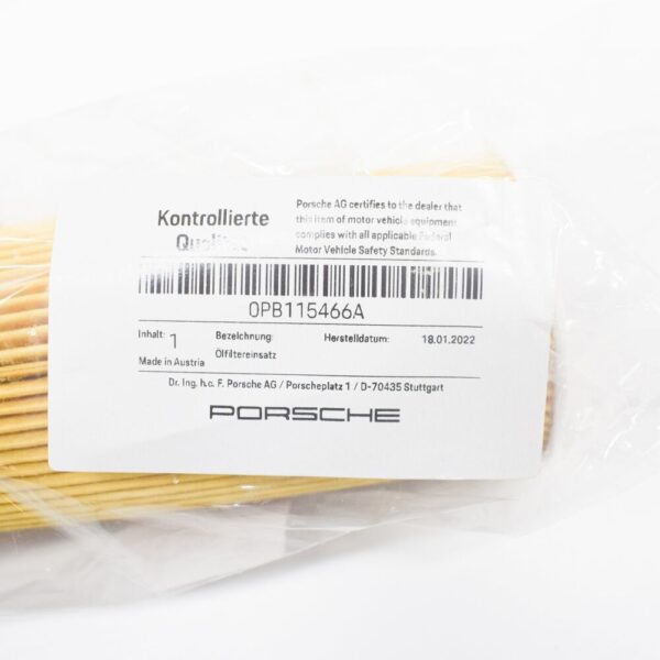Porsche Cayman 981 Oil Filter 9A110722400 NEW GENUINE - Image 5