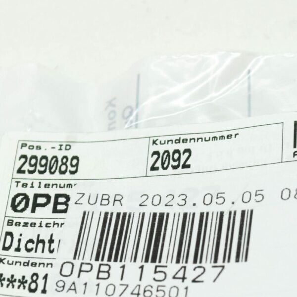 Porsche 911 991 Engine Gasket O-Ring Gasket 0PB115427 NEW GENUINE - Image 6
