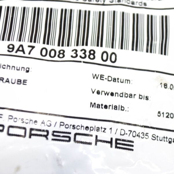 Porsche 911 991 Carrera Hollow Screw M 14X 1.5D 9A70083800 NEW ORIGINAL - Image 6