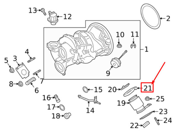 Porsche Panamera 971 Exhaust Clamp 9A725313910 NEW ORIGINAL - Image 5