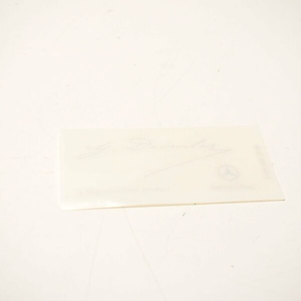 NEW MERCEDES G DAIMLER SIGNED CLEAR WINDSHIELD DECAL A0045847338 - Image 4