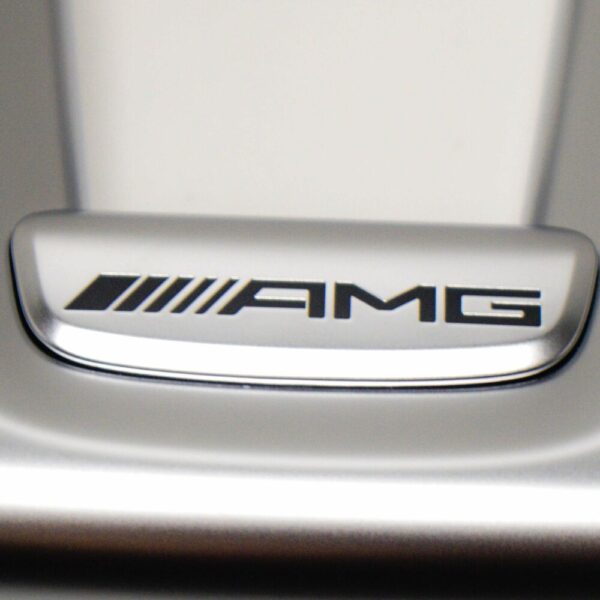 NEW MB E-CLASS C207 STEERING WHEEL AMG LOGO CHROME TRIM A0994642313 ORIGINAL - Image 4