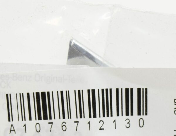 MB SL R107 Front Windshield Left Outer Bottom Moulding A1076712130 NEW ORIGINAL