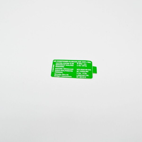 MERCEDES-BENZ E W124 REFRIGERANT GUIDE PLATE A1248178620 NEW ORIGINAL - Image 4