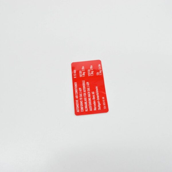 Mercedes-Benz E W124 Refrigerant Plate Plate A1248350188 NEW ORIGINAL - Image 4