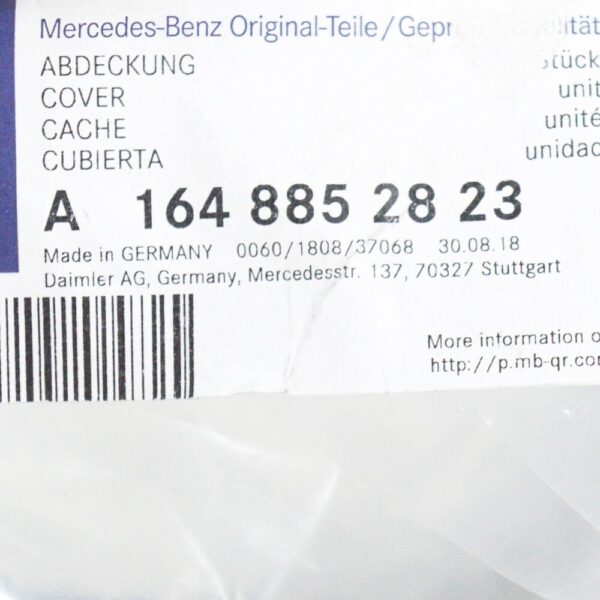 MERCEDES-BENZ ML W164 Front Bumper Right Fog Light Chrome Trim A1648852823 NEW