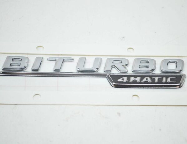 NEW MB GLE COUPE C292 FRONT LEFT WING EMBLERM BADGE LOGO A1668176600 - Image 4