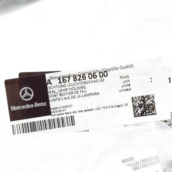 MERCEDES-BENZ GLE W167 Front Right Lamp Housing Seal A1678260600 NEW ORIGINAL