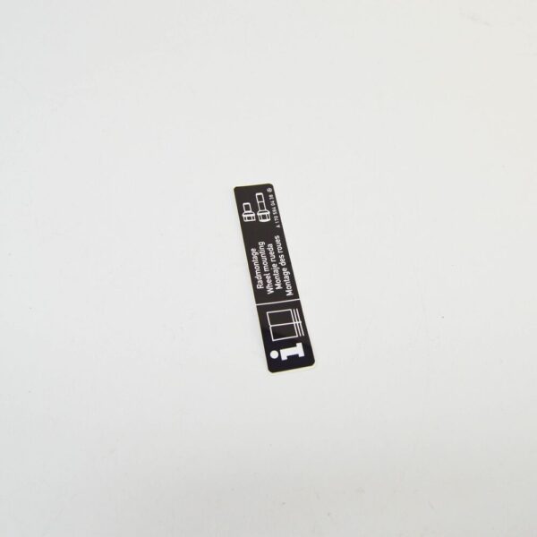 Replacement Wheel Adhesive Label for Mercedes-Benz SLK R170 A1705840438 NEW - Image 4