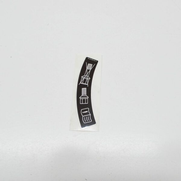 New MERCEDES-BENZ ML W164 Spare Wheel Sticker A1705840538 - Image 4