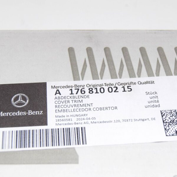 Mercedes-Benz W176 A-Class Right Wing Mirror Black Under Trim A1768100215 NEW