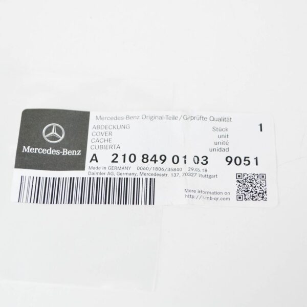 MERCEDES-BENZ A W168 Luggage Rear Floor Cover A21084901039051 NEW ORIGINAL