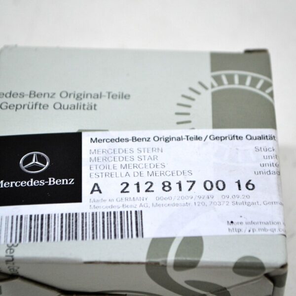 MERCEDES-BENZ E W212 Rear Trunk Boot Lid Badge A2128170016 NEW ORIGINAL