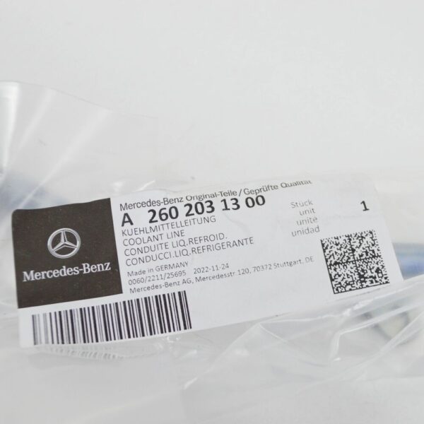 MERCEDES-BENZ A W177 ENGINE COOLANT FEED LINE A2602031300 NEW ORIGINAL