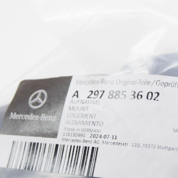 MERCEDES-BENZ EQS V297 FRONT LH bumper parking sensor mount A2978853602 NEW ORIGINAL