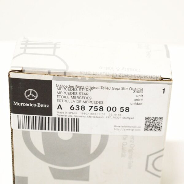 Mercedes Benz VITO W638 Rear Boot Emblem  A6387580058 NEW ORIGINAL