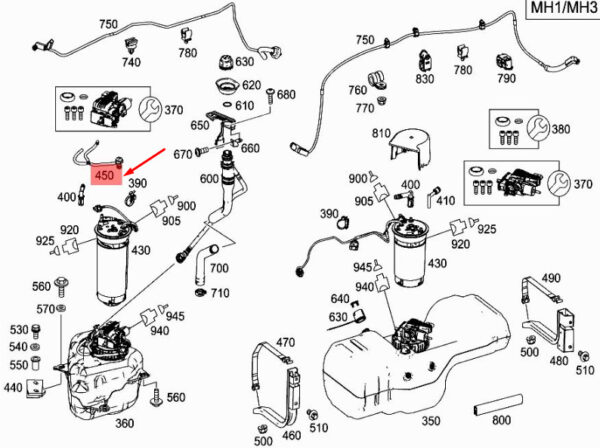 NEW MERCEDES-BENZ SPRINTER 906 ENGINE VENT LINE A9064700197 ORIGINAL - Image 4