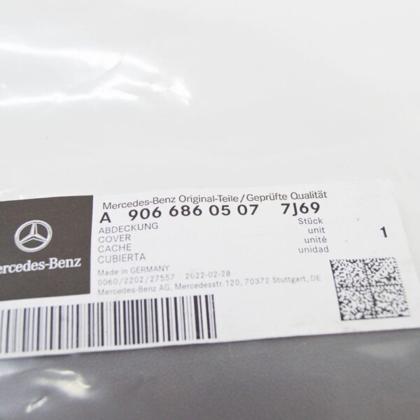 MB SPRINTER W906 Front Left Inside Entrance Cover A90668605077J69 NEW ORIGINAL