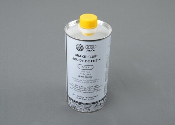 VW Audi ŠKODA Brake Fluid 1 liter B000750M3 Authentic - Image 3