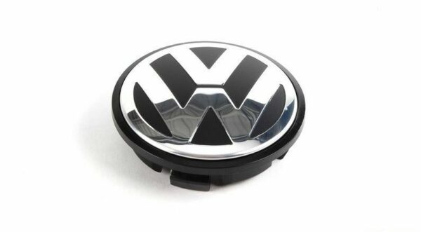New Genuine VW Alloy Wheel Center Hub Cap Logo 56MM Set Of 4 3B7601171XRW OEM - Image 3