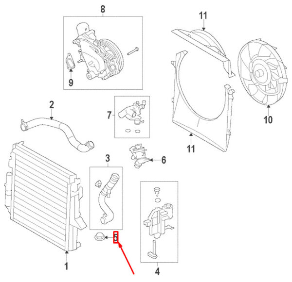 LAND ROVER DISCOVERY L462 Expansion Container Lid LR010965 NEW GENUINE - Image 6