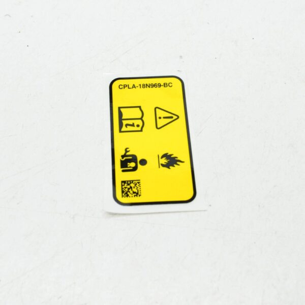 LR DISCOVERY 4 L319 AIR CONDITIONER STICKER LR048568, NEW, ORIGINAL - Image 3