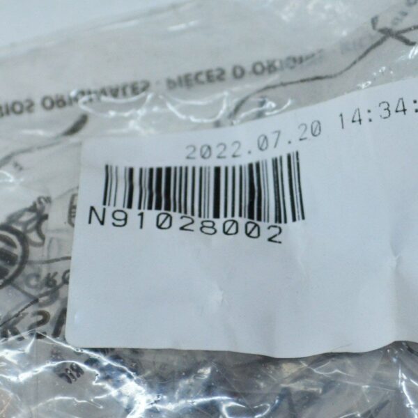 Audi A8 4H Inner Hex Waistband Screw Set 4pcs N91028002 NEW ORIGINAL