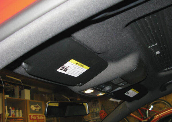 Genuine VW SCIROCCO Sun Visor With Illuminated Mirror And Cover 1K8857551G3H8 - Image 3