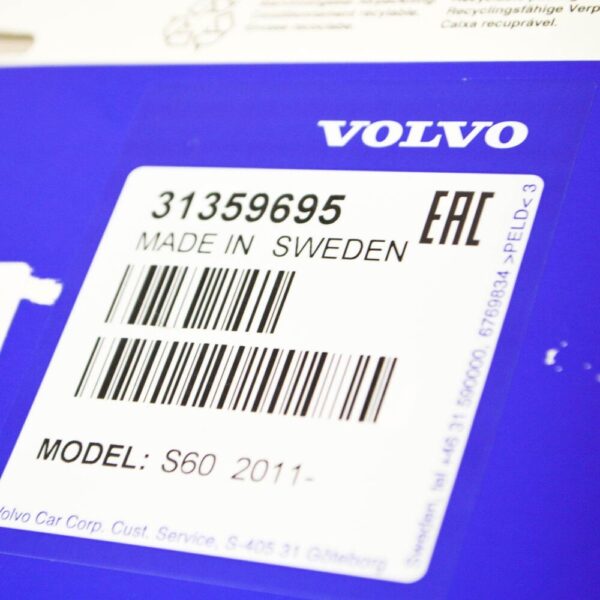 VOLVO S60 MK2 REAR MUDFLAPS SET 31359695 NEW GENUINE - Image 5