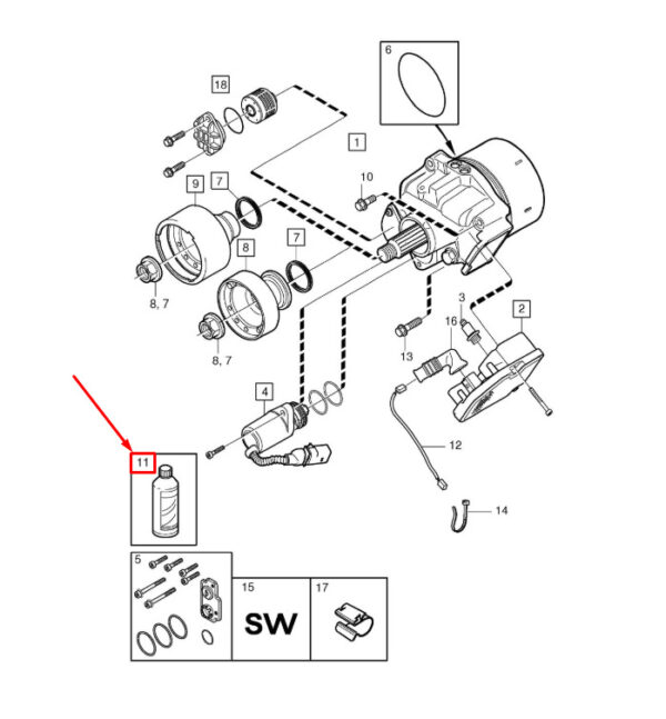 Volvo XC60 MK1 Transmission Oil 1L 31367940 NEW GENUINE - Image 6