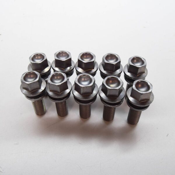 VOLVO S60 MK1 WHEEL STUD CHROME KIT 31439230 NEW GENUINE - Image 3