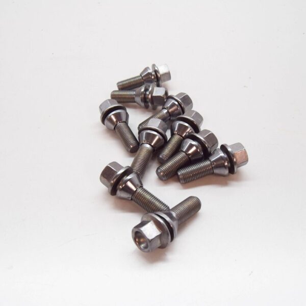 VOLVO S60 MK1 WHEEL STUD CHROME KIT 31439230 NEW GENUINE