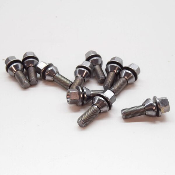 VOLVO S60 MK1 WHEEL STUD CHROME KIT 31439230 NEW GENUINE - Image 5