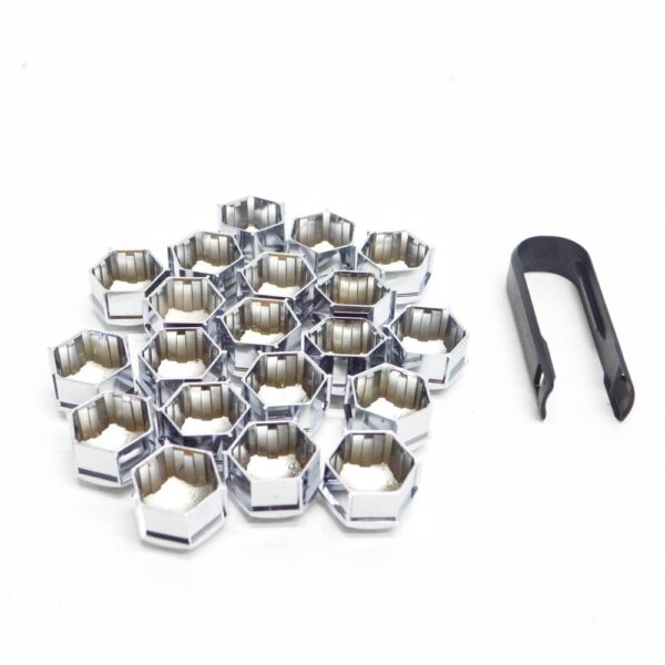 VOLVO XC90 MK1 Wheel Lug Bolt Cap Set 31471082 NEW GENUINE - Image 3