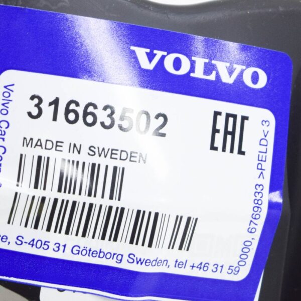 Volvo XC90 II bumper cover front left bracket 31663502 NEW ORIGINAL - Image 6